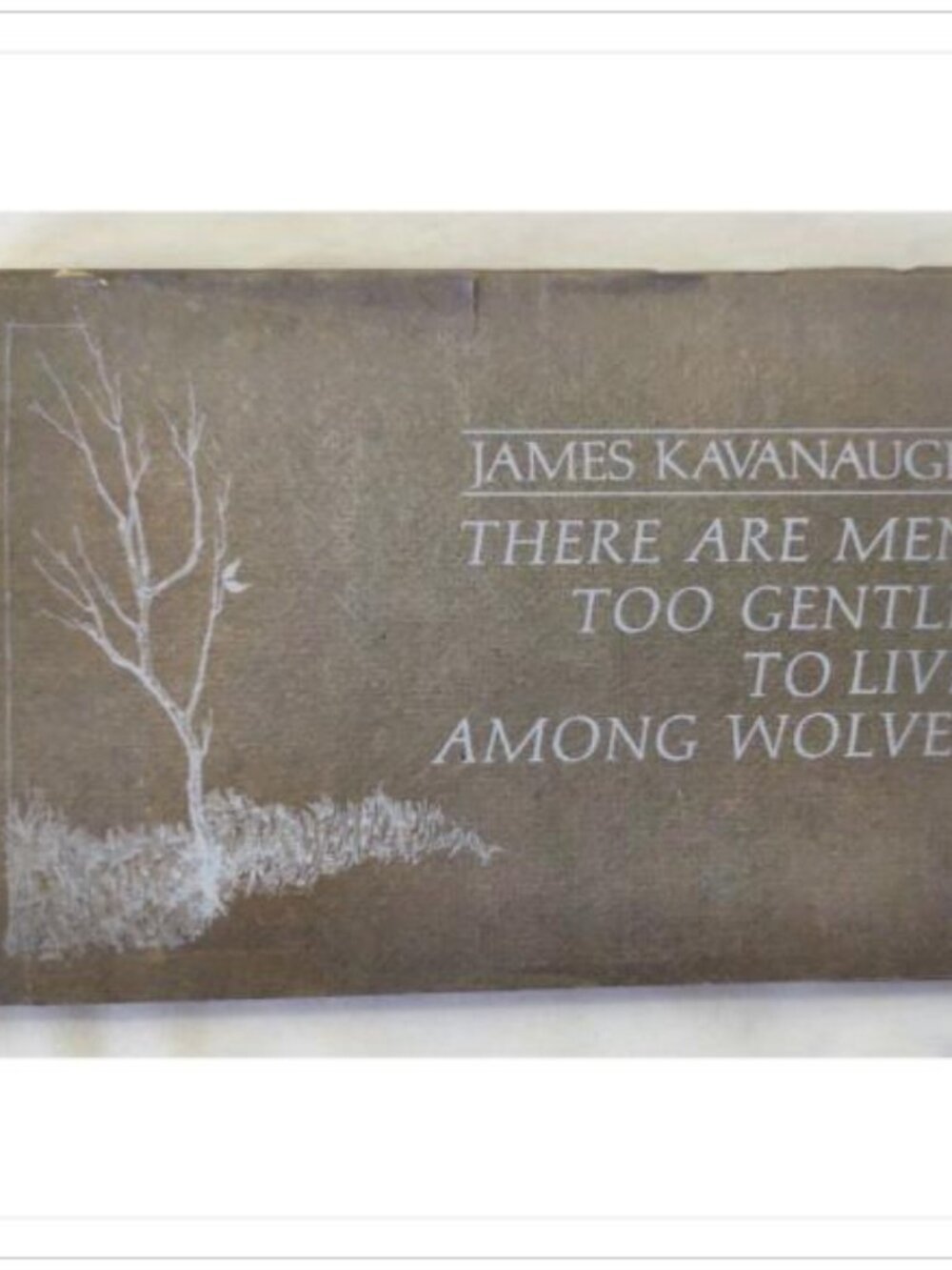 There Are Men Too Gentle To Live Among Wolves Poetry Book by James 5th 1970 PB